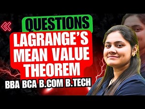 Lagrange's Mean Value Theorem Examples|LMVT|BCA|B.TECH|B.C0M|Maths|Dream Maths