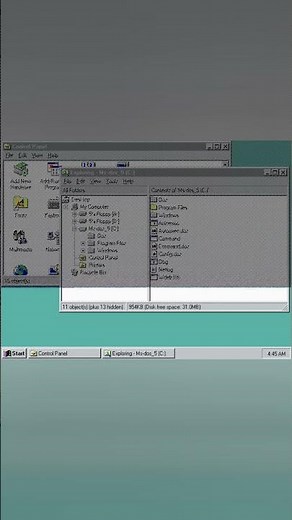 Windows 95 (1995) Shutdown Screen & Sound