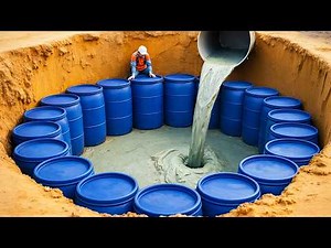 Why didn't I know this sooner? Endless Free Water Source From empty barrel + PVC!