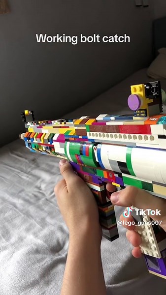 I hate this thing but it took too long to build so i had to post it.. #lego #legogun #fakegun #AR #rifle #fyp #makethisviral