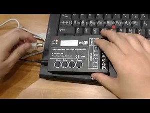 How to use TC421 WiFi Time LED Strip Light Controller