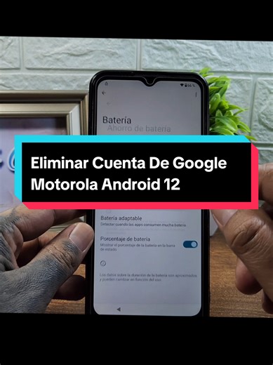 Eliminar Cuenta De Google en Motorola Android 12
