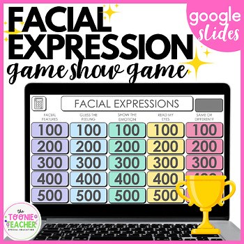 Facial Expressions Social Skills Game: Identifying Emotions & Nonverbal Cues