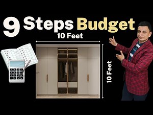 Wardrobe price 2025 | Calculate Wardrobe Making Cost in 8 Minutes I