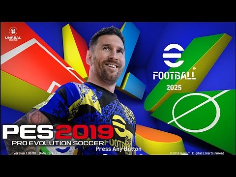 PES 2019 PATCH EFOOTBALL 2025 FULL UPDATE + INSTALLATION TUTORIAL PC