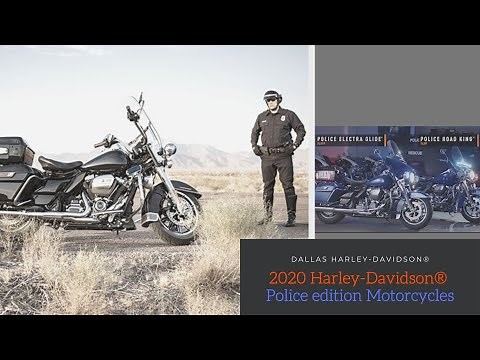 2020 Harley-Davidson® Police edition Motorcycles with the all new Reflex™ Defensive Rider System