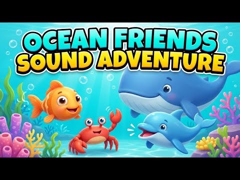 Ocean Friends Sound Adventure – Fun Ocean Animals & Sound Learning for Kids