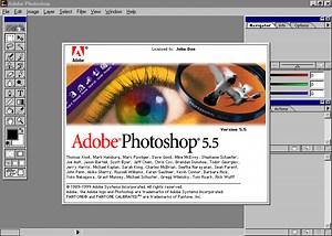 Adobe Photoshop 5.5 in 1999