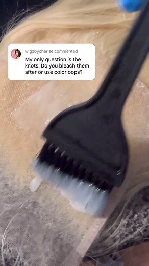 11 reactions | How to color the root without damanging the knots IG @a_specialunits . Here we have what you want to know about wigs癩 . #linkinbio 613 wigs spring sale Click: https://bit.ly/3BNgoMQ ------------------------------ Wig experts and hair factory owners懶 . #wighack #613closure #bleachingknots #613wigs #blondewigs #wiginstall #hairtutorial #blondewigtutorial #613wig #wigtutorial #toner | Wig Tutorials | Facebook