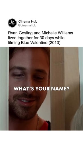 Cinema Hub on Instagram: "Blue Valentine (2010) is an intimate romantic drama about Dean and Cindy, a working‑class couple whose relationship is shown in two intercut timelines: the rush of their early love and the slow collapse of their marriage years later. The film contrasts their youthful tenderness, Dean stepping up to raise Cindy’s child, their playful courtship with present‑day scenes filled with resentment, exhaustion, and failed attempts to “fix” things in a cheap motel. Follow @cinemah