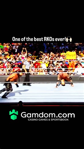 ⚽GOAL RUSH TV🏆 on Instagram: "There are RKO outta nowheres… and then there’s the WrestleMania 31 RKO that defied gravity, physics, and every law known to man 😳💥 Seth Rollins went for the Curb Stomp, full speed, elite timing, pure confidence… and Randy Orton hit the cleanest counter in WWE history. He launched Rollins into the air like a rocket, looked up, timed it PERFECTLY, and turned it into a mid-air, slow-motion, jaw-dropping RKO that shook the entire stadium. The crowd EXPLODED. The comm