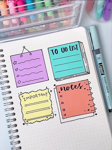 Creative Paper Notes Ideas for Students