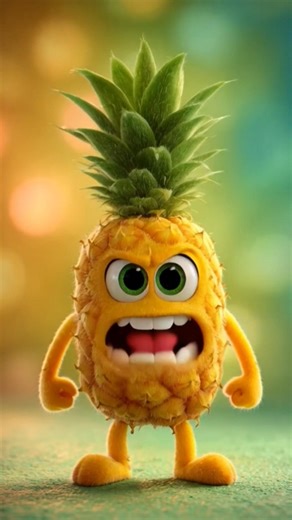 Angry Pineapple Yelling Facts at You 🍍😂 | You Need This Fruit!