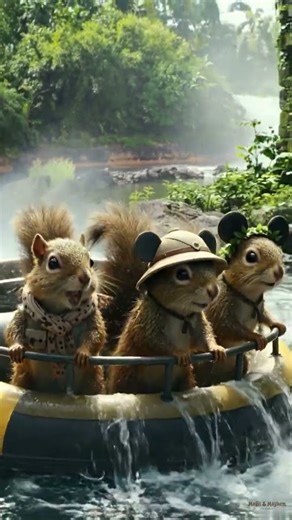 We Got Soaked on Kali River Rapids at Animal Kingdom! 🐿️💦🌴