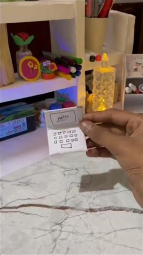 "DIY Toy Laptop 💻✨ | Cute & Easy Craft Idea #shorts #diy #craft"