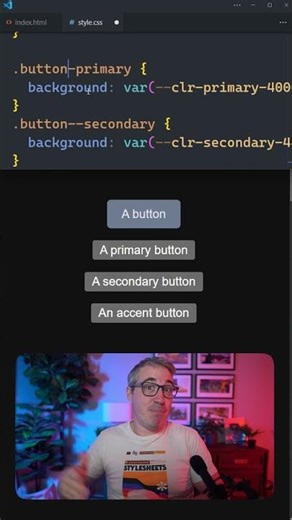 Simplified modifier classes with this CSS trick