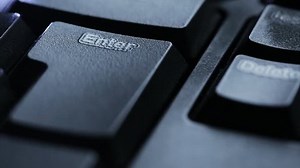 Pressing Enter Key On Computer Keyboard Stock Footage Video (100% Royalty-free) 12420335 | Shutterstock