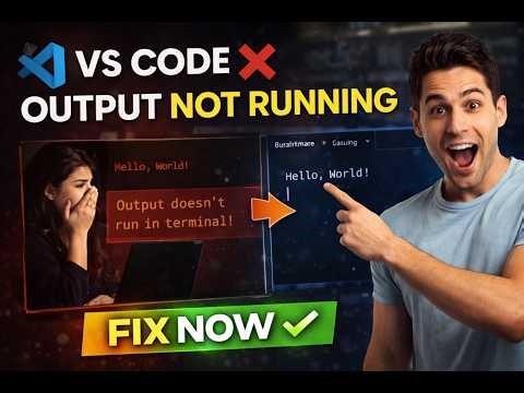VsCode CodeRunner Terminal Code Run Problem Solve Hindi