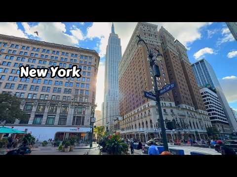Morning Walk In Manhattan New York City 4k