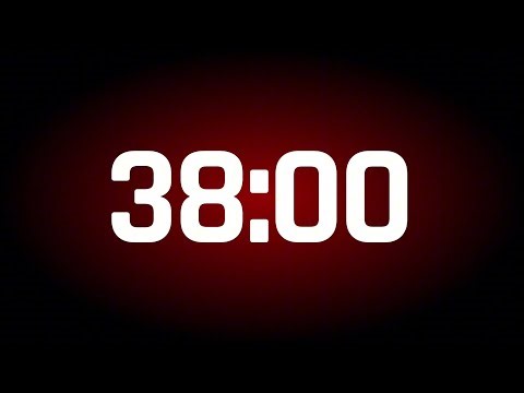 38 MINUTES TIMER ALARM ⏰ (38:00)