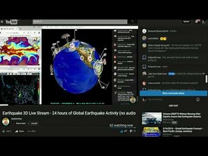 dutchsinse Live Stream: 24 hours of 3D Global Earthquake Activity