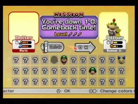 Mario Super Sluggers 100% Walkthrough Part 2 - Saving Mario Stadium