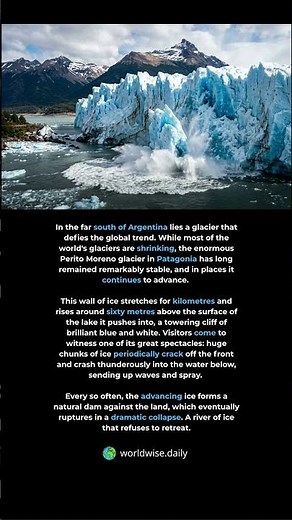 This Argentine Glacier Is Still Advancing, Not Melting