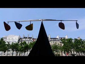 Alexander Calder Mobile Installed In Front Of The Centre Pompidou