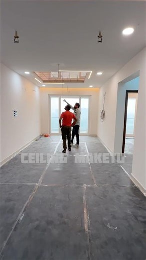 Premium False Ceiling Design with LED Lights #falseceilingwork #pop #interior #viralvideo