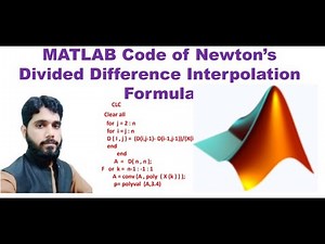 MATLAB code of Newton Divided Difference Interpolation ,Lecture #6 | by Abdul Mannan