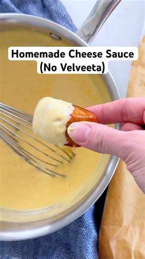 Easy 10 Minute Homemade Cheese Sauce for Pretzels (From Scratch) #shorts