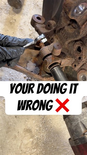 Stuck Suspension Bolt? Do This! #mechanic