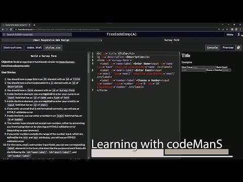 learn2code | freeCodeCamp (New) Responsive Web Design - Certification Project - Survey Form: Step 12