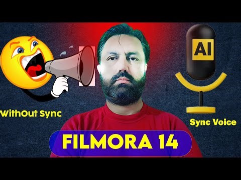 How to sync audio in filmora 14 urdu/hindi | filmora 14 sync audio and video | filmora 14 course