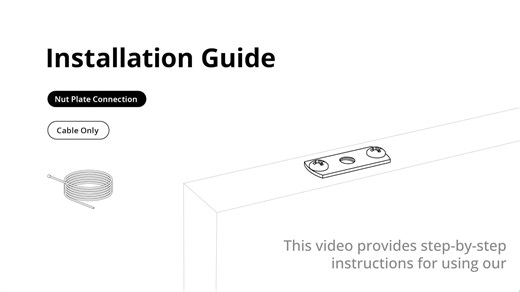 Acoufelt: Cable Only Installation Video