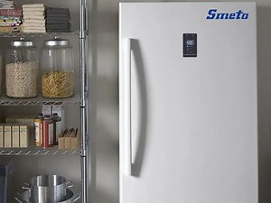Watch SMETA Stand-up freezer 13.8 cuft Looks so beautiful on Amazon Live