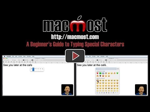 A Beginner's Guide to Typing Special Characters (#1606)