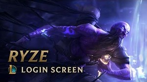 Ryze, the Rune Mage - Login Screen
