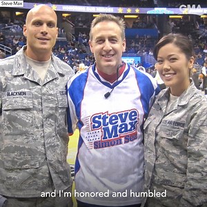 12K views · 173 reactions | Steve Max, known as the master of the kid's game "Simon Says," is going viral on #TikTok for his incredible halftime performances with fans playing the game.  https://gma.abc/3KH8utP | Good Morning America | Facebook