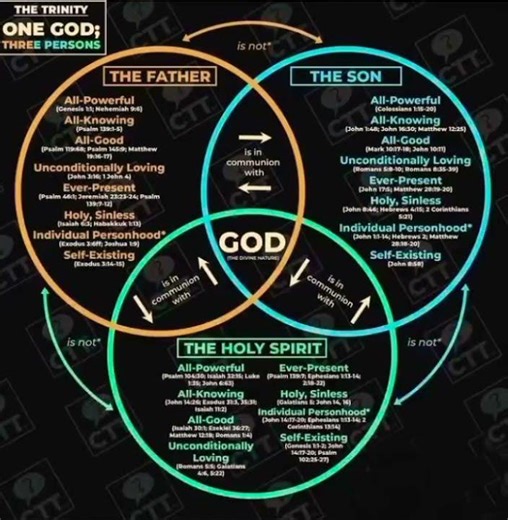 THE TRINITY FULLY EXPLAINED (ONE GOD THREE PERSONS)