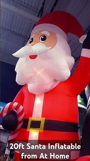 20 ft Santa Claus Christmas Inflatable #christmasinflatables #christmas #inflatable #santa #gemmy