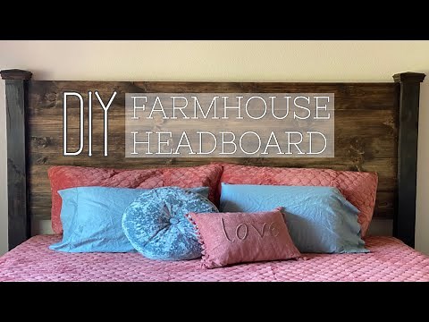 DIY RUSTIC FARMHOUSE HEADBOARD | KING |