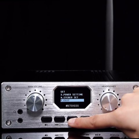 Retekess TT119 Tour Guide Headsets, Simultaneous Interpreting Equipment, Support Stereo Input, Clear Sound, Translation Device for Church, Community