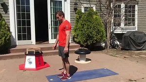 Try two-time Olympian, Sam Mikulak's incredibly tough, home training routine: 5x Presses to handstand push-up 25 Pommel circles 5 Burpee backflips 25 Pommel circles 50 Jump ropes 25 Mushroom circles USA Gymnastics International Gymnastics Federation - FIG #StayStrong | Olympics