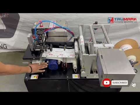 Flat Surface Labeling Machine with TTO printer