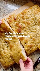 My family's most requested sourdough recipe - they LOVE this sourdough focaccia! Recipe details in caption. | Amy Bakes Bread