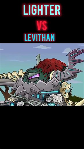 Lighter VS Levithan #homeanimations #cartoons_about_tanks