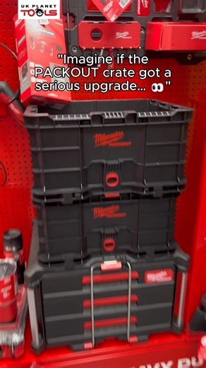 PACKOUT crate 2.0? Sign me up for this please 🫳 #ukplanettools #milwaukeetools #PACKOUT #toolstorage #toolsofthetrade | UK Planet Tools