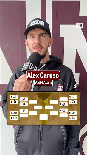 Alex Caruso’s CFP bracket is already busted 😬😅
