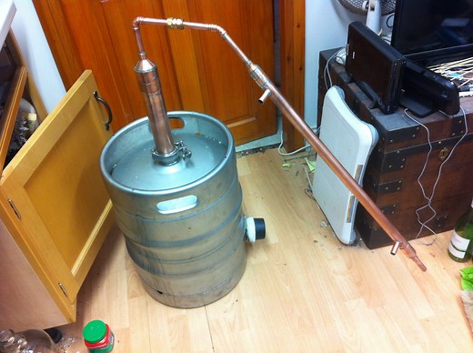 Build a Keg Still for Whiskey (Pot Still Design)
